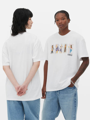 Unisex White Spice Girls T-Shirt
